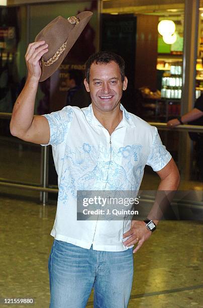 Paul Burrell during Celebrities Arrive Back From the British TV Program "I'm A Celebrity, Get Me Out of Here" at Heathrow Airport in London, Great...