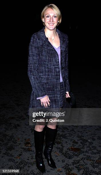 Paula Radcliffe during 2004 Athens Olympics & Paralympics - UK Medalists Reception at Lords Cricket Ground in London, Great Britain.