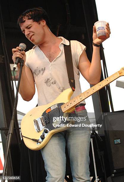 The Cribs during 6th Annual Village Voice Siren Music Festival at Coney Island in Brooklyn, New York, United States.