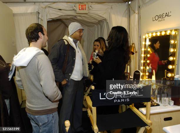 Jeff Vespa and Terrence Howard during 2006 Sundance Film Festival - HP Portrait Studio Presented by WireImage - Day 3 at HP Portrait Studio Presented...