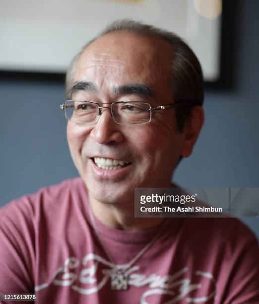 Japanese comedian Ken Shimura is photographed on February 24, 2009 in Tokyo, Japan.