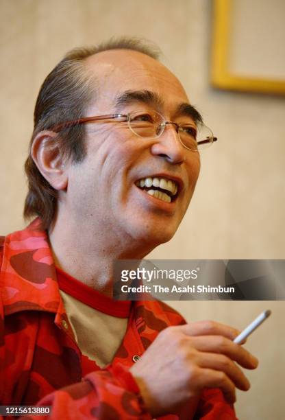 Japanese comedian Ken Shimura is photographed on November 10, 2005 in Tokyo, Japan.