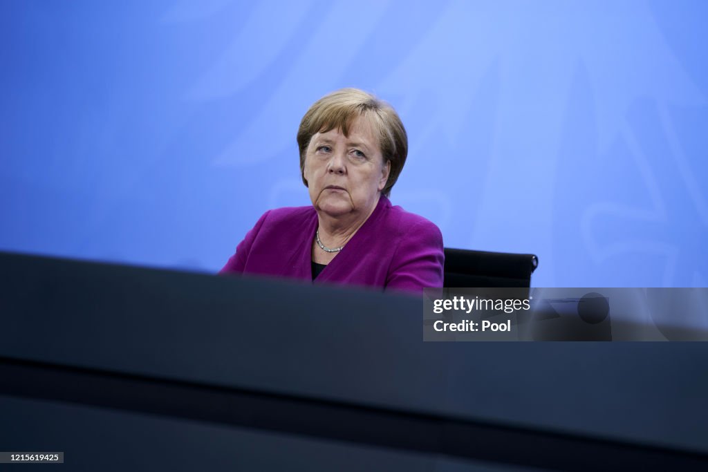 Merkel Holds Press Conference Following Meeting With Eastern States Leaders