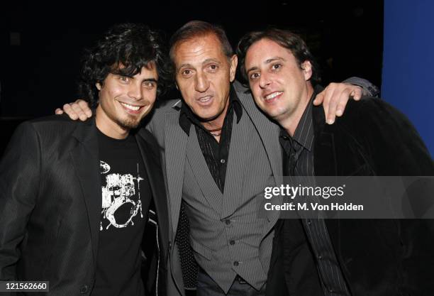 Jeremias, Franco de Vita and Roque Valero during 15th Annual ASCAP Latin Music Awards - Show at Nokia Theatre in New York City, New York, United...