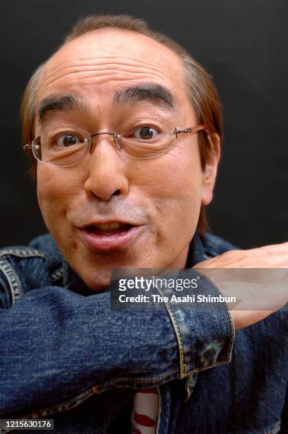 Japanese comedian Ken Shimura is photographed on November 8, 2004 in Tokyo, Japan.