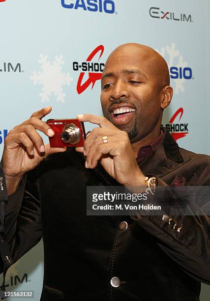 Kenny Smith during Stuff Magazine Toys for Bigger Boys - Casio Gifting Area at Hammerstein Ballroom in New York City, New York, United States.