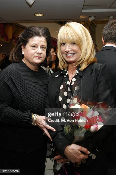 Anne Keating and Nancy Ganz during R.Lilly Tuckerwear Fashion Show Bloomingdales New York - Inside at Bloomingdales in Manhattan, New York, United...