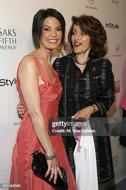 Alana De La Garza, Law & Order and Evelyn Lauder during Saks Fifth Avenue and InStyle Magazine Host an Exclusive Launch Event for "Key to the Cure"...