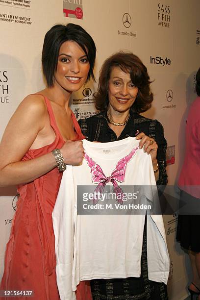 Alana De La Garza, Law & Order and Evelyn Lauder during Saks Fifth Avenue and InStyle Magazine Host an Exclusive Launch Event for "Key to the Cure"...