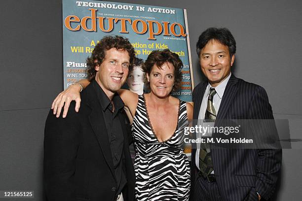 James Daly, Edutopia Editor in Chief, Kate Rodler, Publisher, Dr. Milton Chen, George Lucas Education Foundation