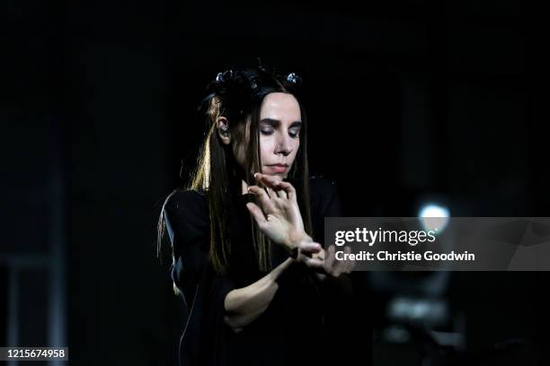 Harvey performs on stage at Le Bikini on 1 June 2016 in Toulouse, France.