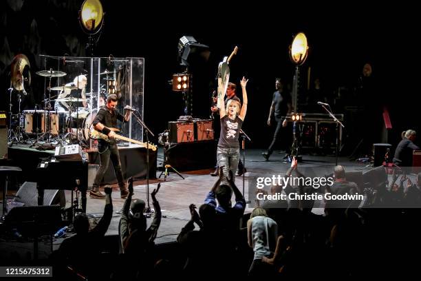 The Pretenders perform on stage at the Royal Albert Hall on 10 April 2017 in London, England.