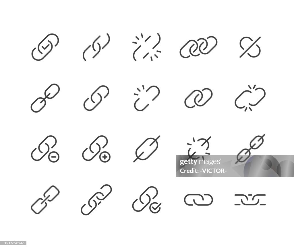 Link Icons - Classic Line Series