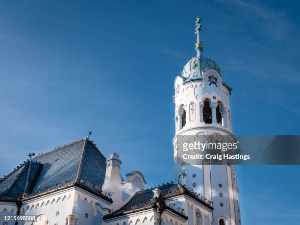 the church of st. elizabeth or blue church bratislava slovakia - bratislava slovakia stock pictures, royalty-free photos & images