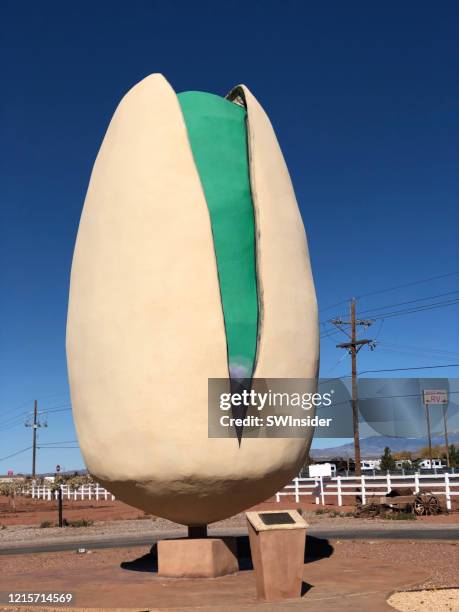 world's largest pistachio near alamogordo, new mexico - alamogordo stock pictures, royalty-free photos & images