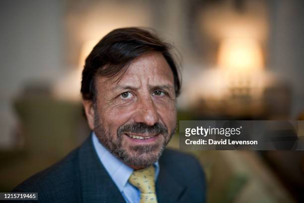Sir Rocco Forte poses in a suite at Browns Hotel in London on September 30, 2009.