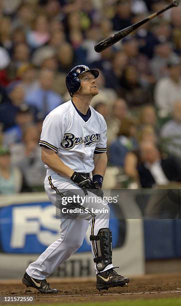 Geoff Jenkins during the game between the Milwaukee Brewers and the Philadelphia Phillies at Miller Park in Milwaukee, WI, on May 18, 2006.