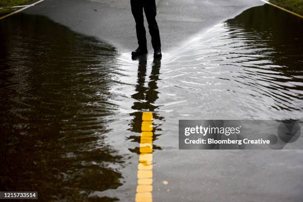 storm damage after hurricane florence - north-carolina-amerikaanse-staat stockfoto's en -beelden