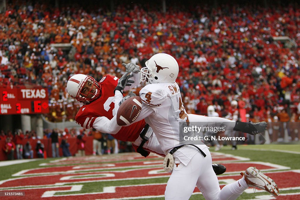 NCAA Football - Texas vs Nebraska - October 21, 2006