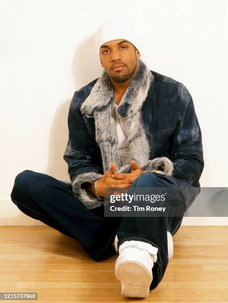 British singer, songwriter, rapper, DJ and record producer Craig David, 2003.