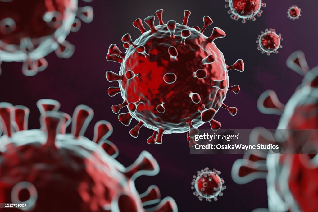 Simple Virus Red Red Virus High-Res Stock Photo - Getty Images
