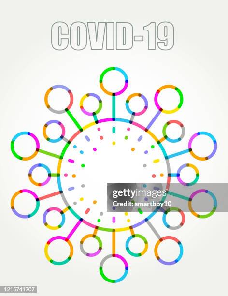 covid-19 virus background - avian flu virus stock illustrations