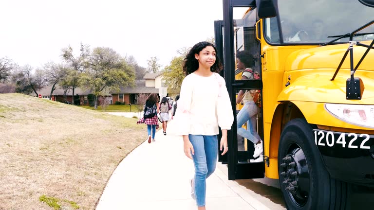 Bus Unloading School Bus Girl Videos and HD Footage - Getty Images