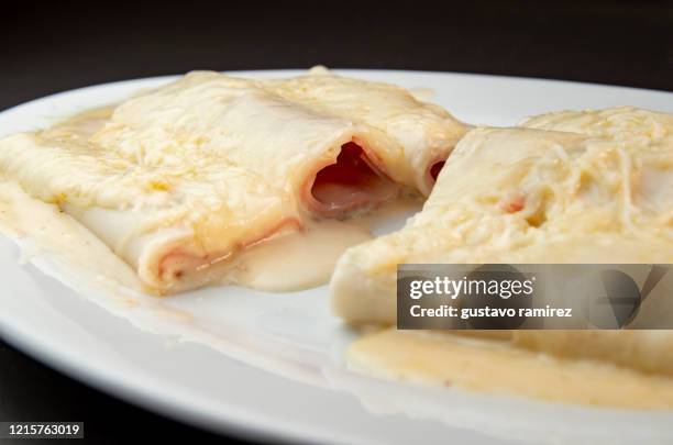 artisan cannelloni - cannelloni stock pictures, royalty-free photos & images