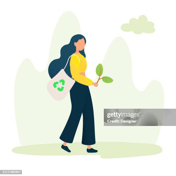 green energy, ecology concept design vector illustration. - business ethics stock illustrations