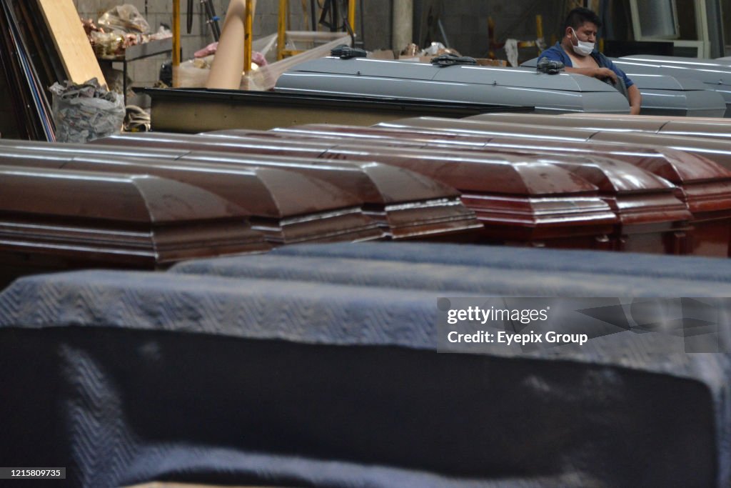 Steel Coffin Manufacturing Amid Coronavirus Pandemic