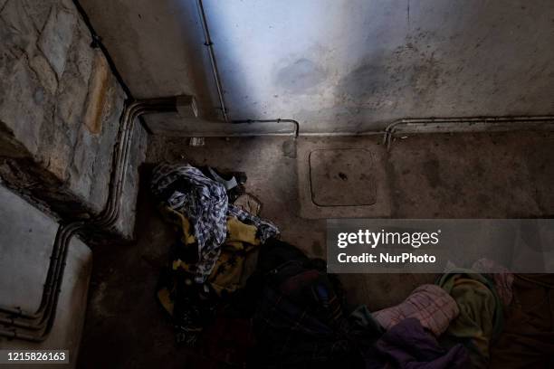 Temporary shelter of some migrants in the central train station of Trieste. Trieste rapresent the last stop of the balkan route. Every day unders of...