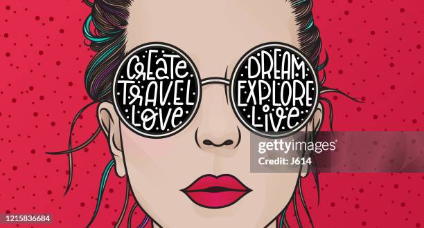 ilustraciones, imágenes clip art, dibujos animados e iconos de stock de modo de vida - bucket list