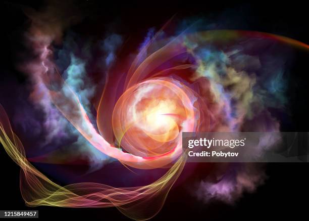 quantum universe, futuristic abstract background - black background colour particles explosion stock illustrations