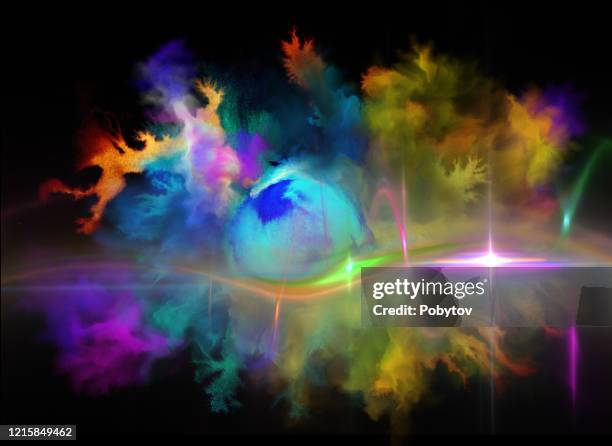 quantum universe, futuristic abstract background - quantum internet stock illustrations
