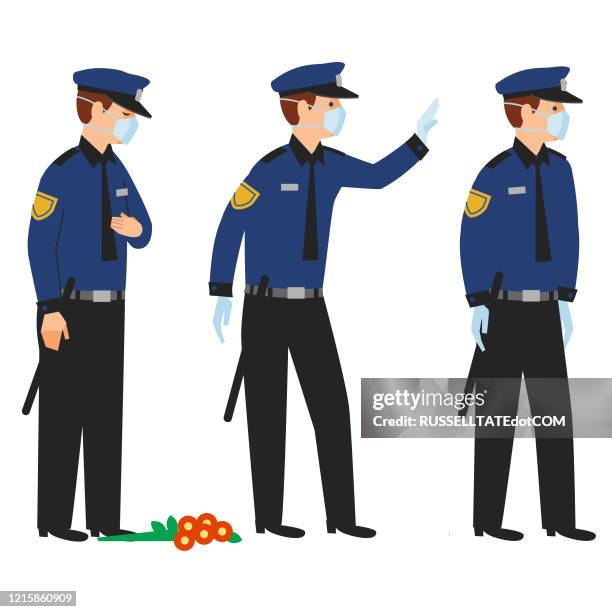 stockillustraties, clipart, cartoons en iconen met agenten die met een gevaar bio werken - hand hart