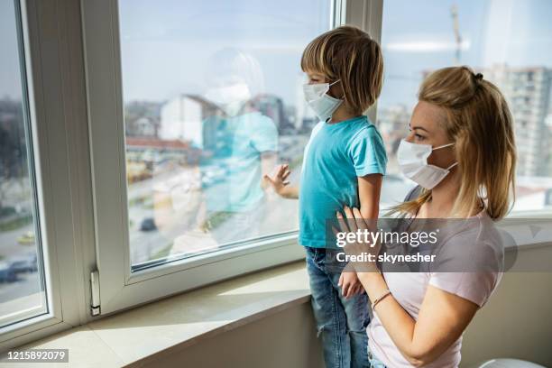 quarantine at home! - social distancing kids stock pictures, royalty-free photos & images