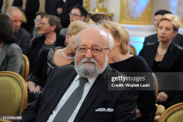 90th birthaday anniversary of Wladyslaw Bartoszewski at the Royal Castle in Warsaw.