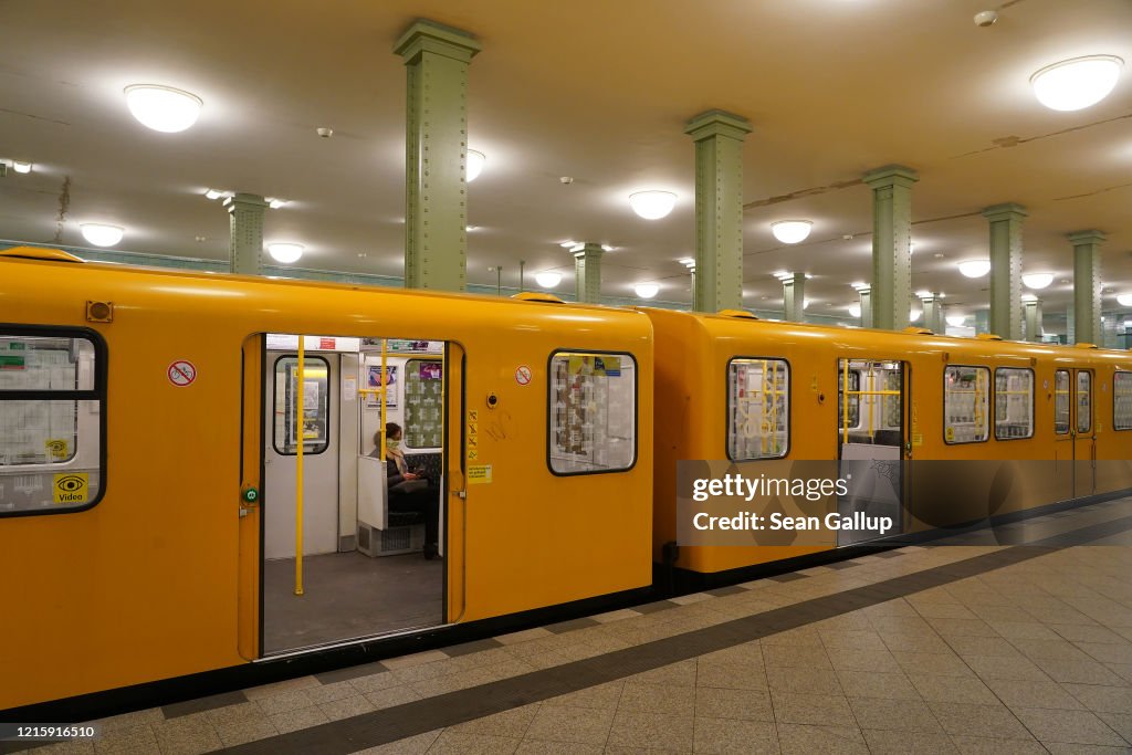 Germany's Empty Public Spaces As Coronavirus Crisis Continues Unabated