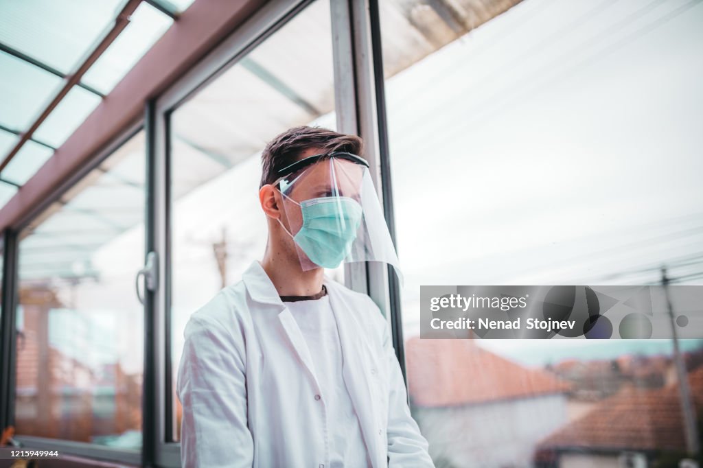 Visor as a medical protection from virus