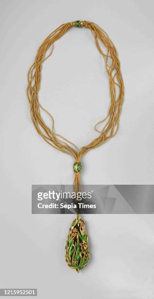 Sautoir, circa 1908, Made in New York, New York, United States, American, Gold, opal, and enamel, Approximately 18 in. , Jewelry, Marcus and Co ,...