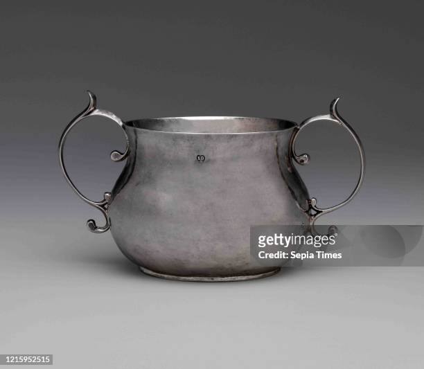 Two-Handled Cup, circa 1690, Made in Boston, Massachusetts, United States, American, Silver, Width: 7 in. , Silver, Jeremiah Dummer , This small...