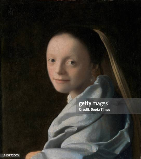 Study of a Young Woman. Circa 1665Ð67. Oil on canvas. 17 1/2 x 15 3/4 in. . Paintings. Johannes Vermeer . This may be one of the three paintings by...