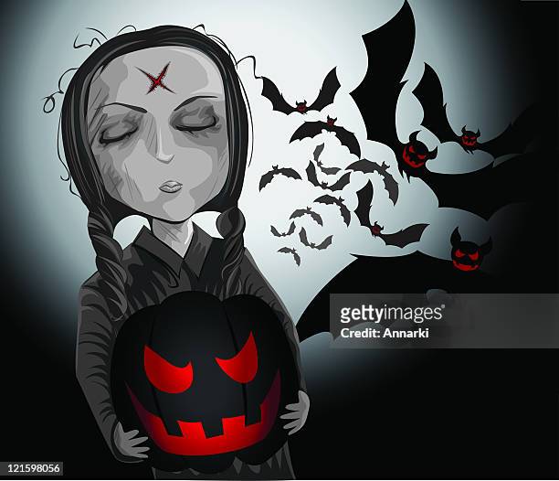 süßes oder saures-halloweenspruch!!! - schlafwandeln stock-grafiken, -clipart, -cartoons und -symbole
