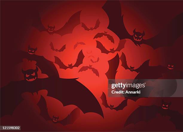 halloween background - hell stock illustrations