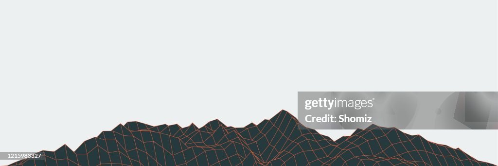 Abstract Vector Landscape Background High-Res Vector Graphic - Getty Images