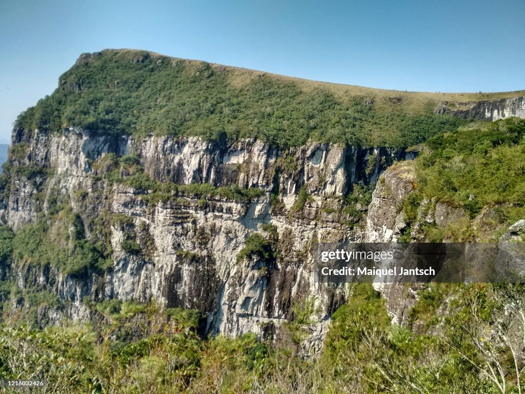 Canyon located in South America where the continent separated from Africa in Pangea millions of years ago