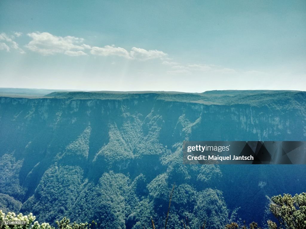 Canyon located in South America where the continent separated from Africa in Pangea millions of years ago