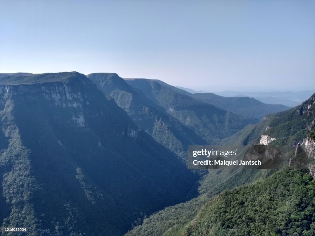Canyon located in South America where the continent separated from Africa in Pangea millions of years ago