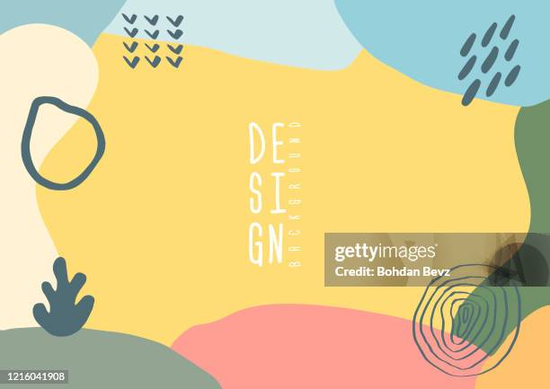 color splash abstract cartoon background or children playground banner design element. vector - monkey business images stock illustrations