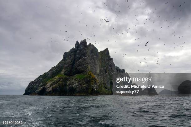 the rugged and wild boreray - st kilda stock-fotos und bilder